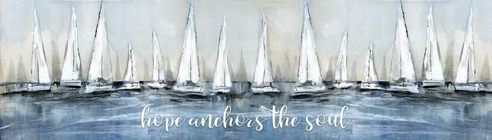 Wall Art Painting id:381126, Name: Hope Anchors, Artist: Jill, Susan