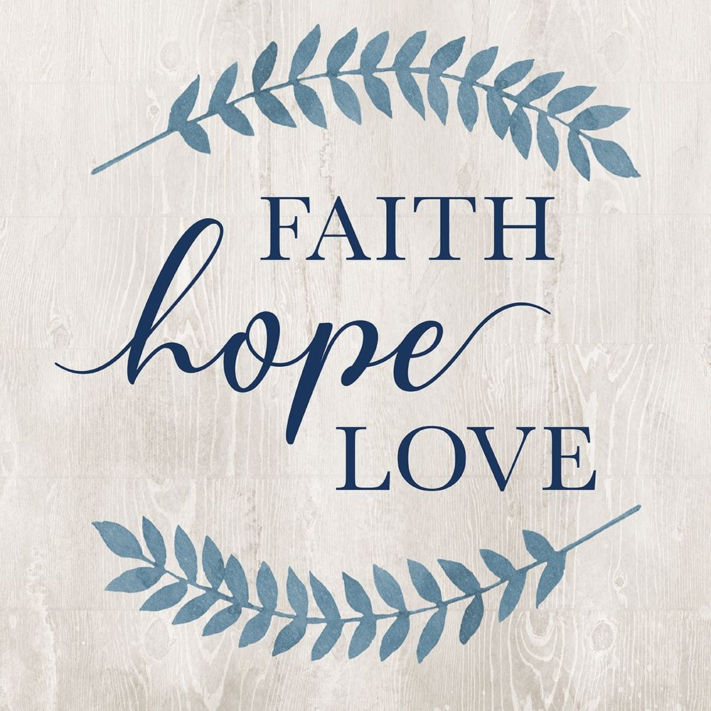 Art Print: Cobalt Faith