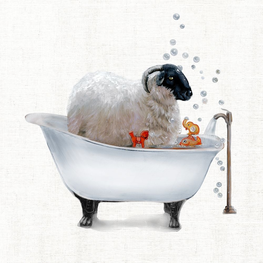 Art Print: Farm Tub Sheep