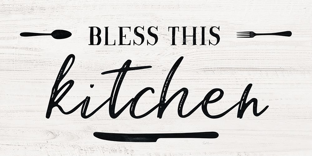 Art Print: Bless this Kitchen