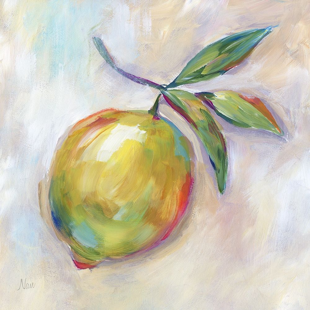 Wall Art Painting id:410383, Name: Lemon Splash I, Artist: Nan