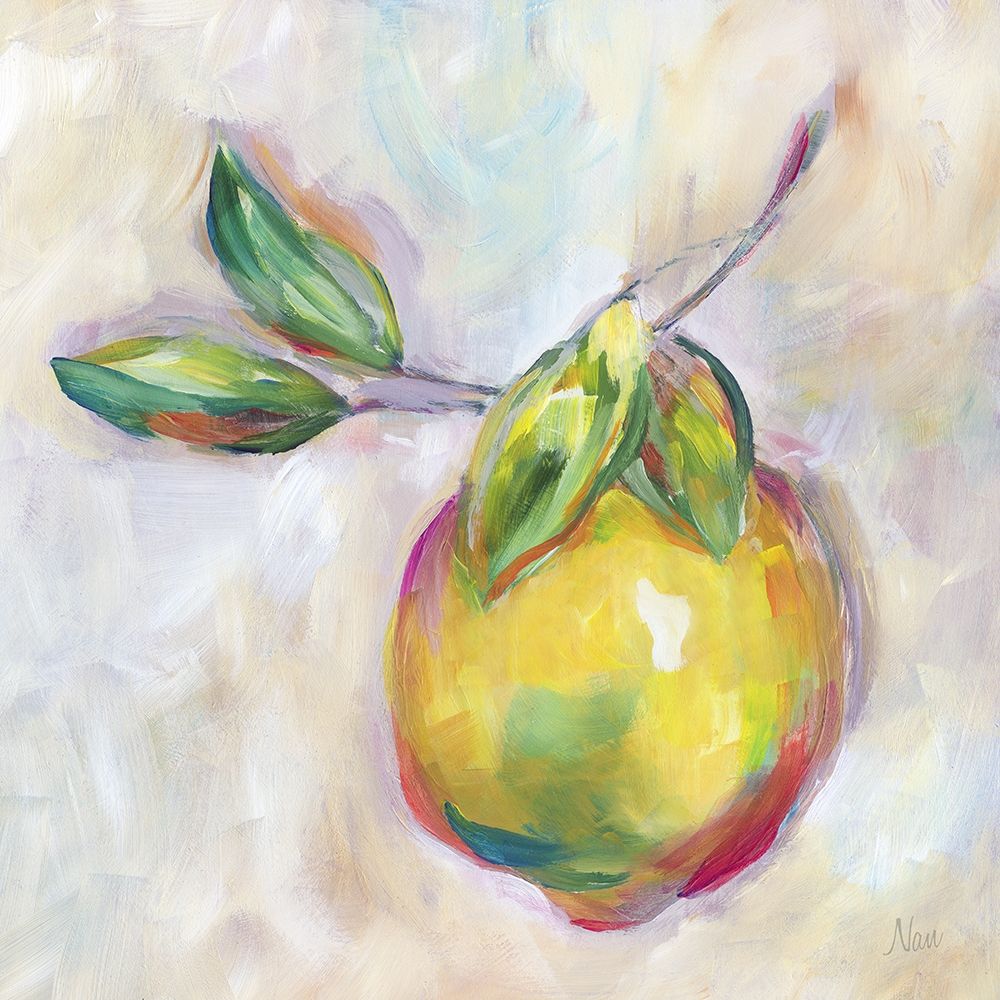 Wall Art Painting id:410384, Name: Lemon Splash II, Artist: Nan