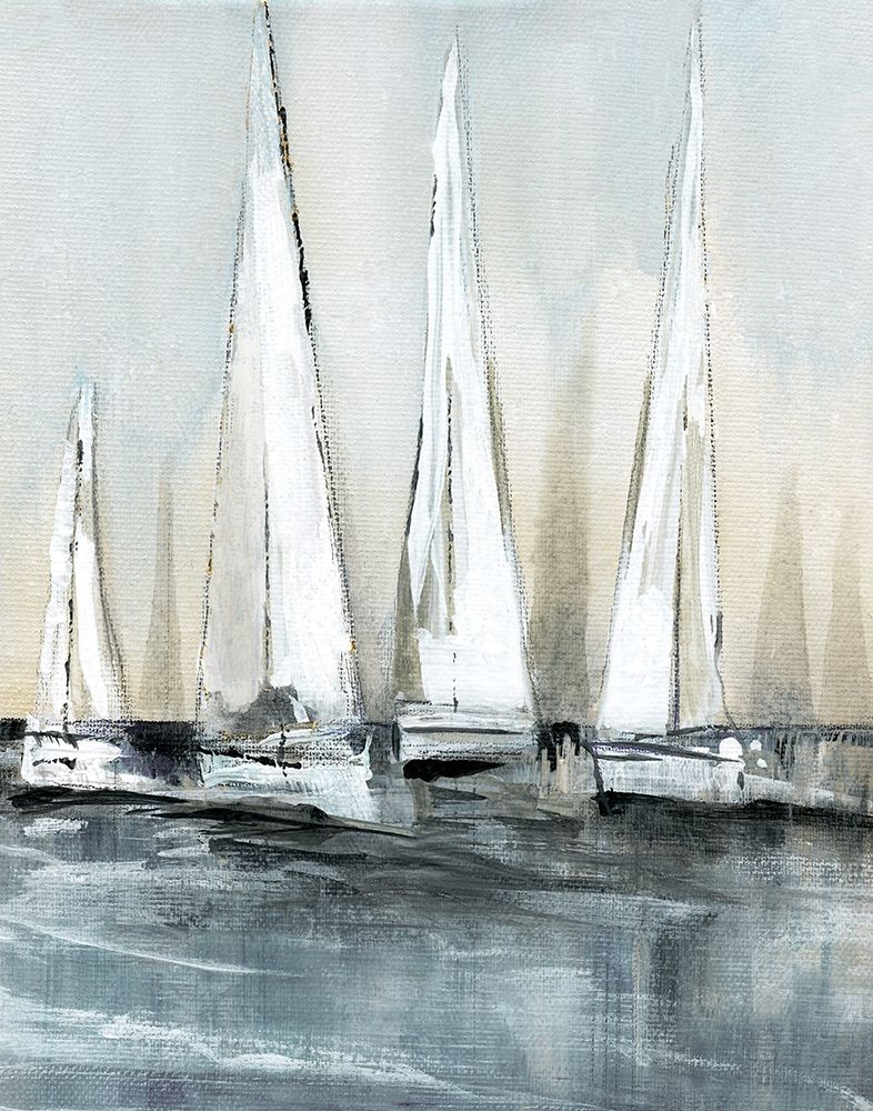 Wall Art Painting id:410405, Name: Point of Sail I, Artist: Jill, Susan