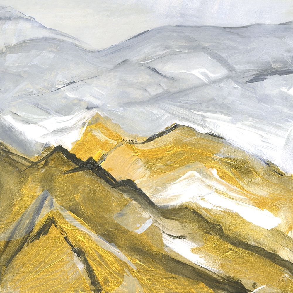 Wall Art Painting id:410409, Name: Glistening Peaks II, Artist: Jill, Susan