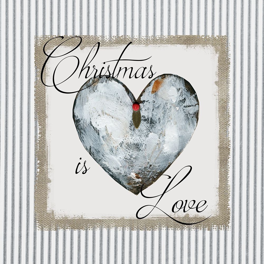 Wall Art Painting id:427469, Name: Christmas is Love, Artist: Robinson, Carol