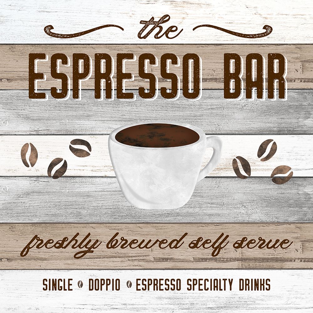 Art Print: Espresso Bar