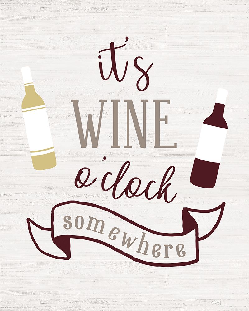 Art Print: Wine OClock