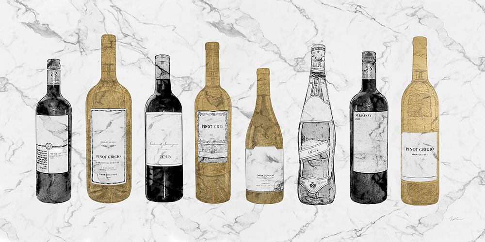 Art Print: Glam Wine Bar