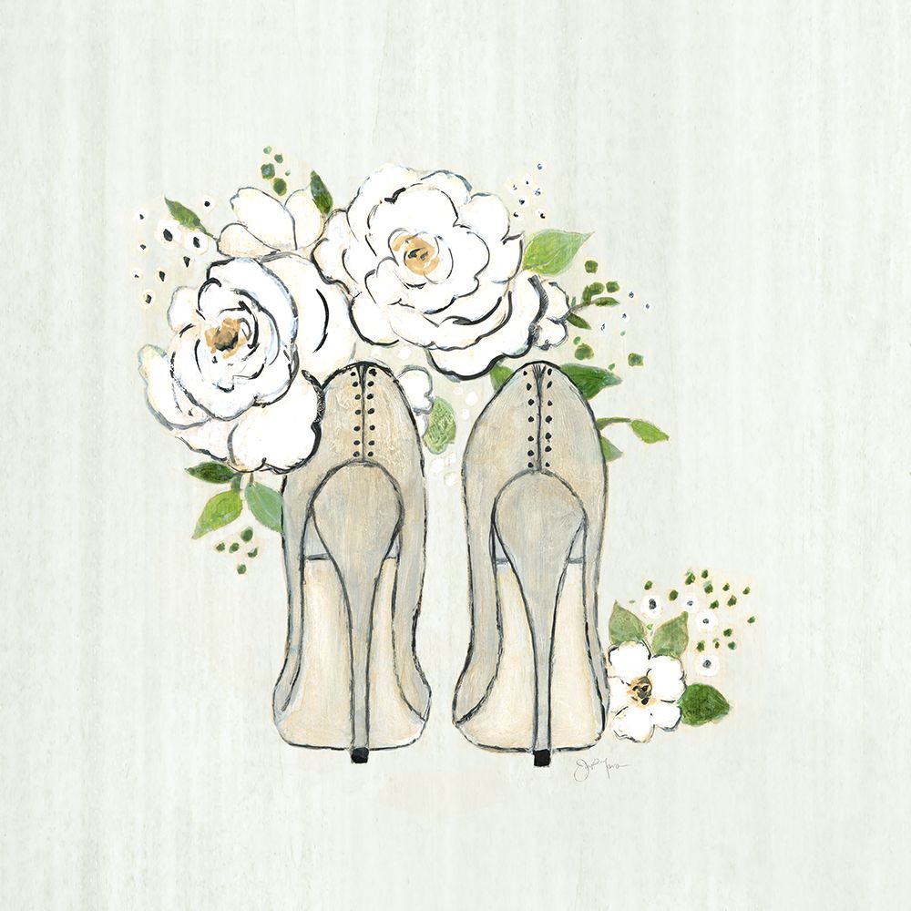 Art Print: Fashion Floral Heels II
