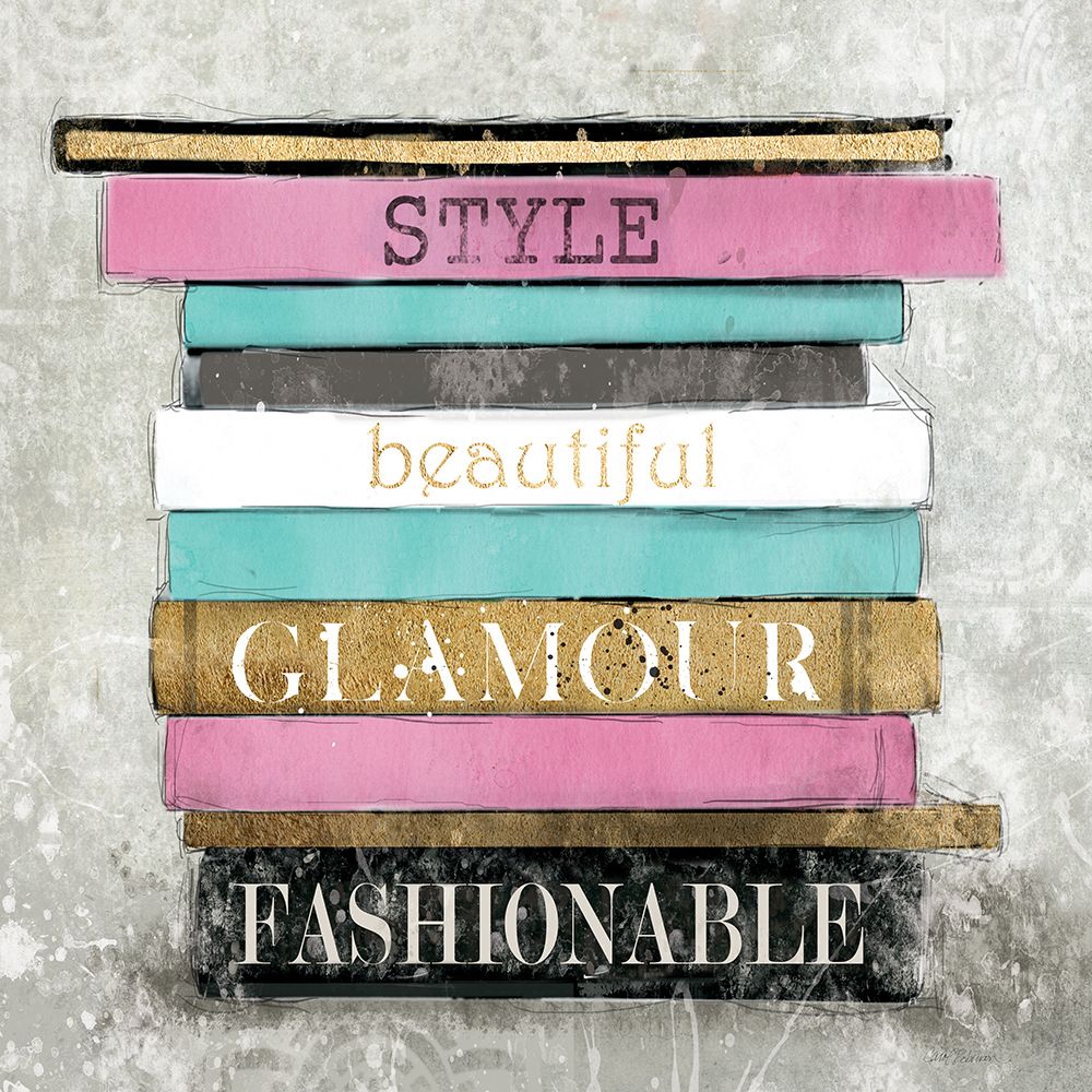 Wall Art Painting id:478501, Name: Fashion Books II, Artist: Robinson, Carol