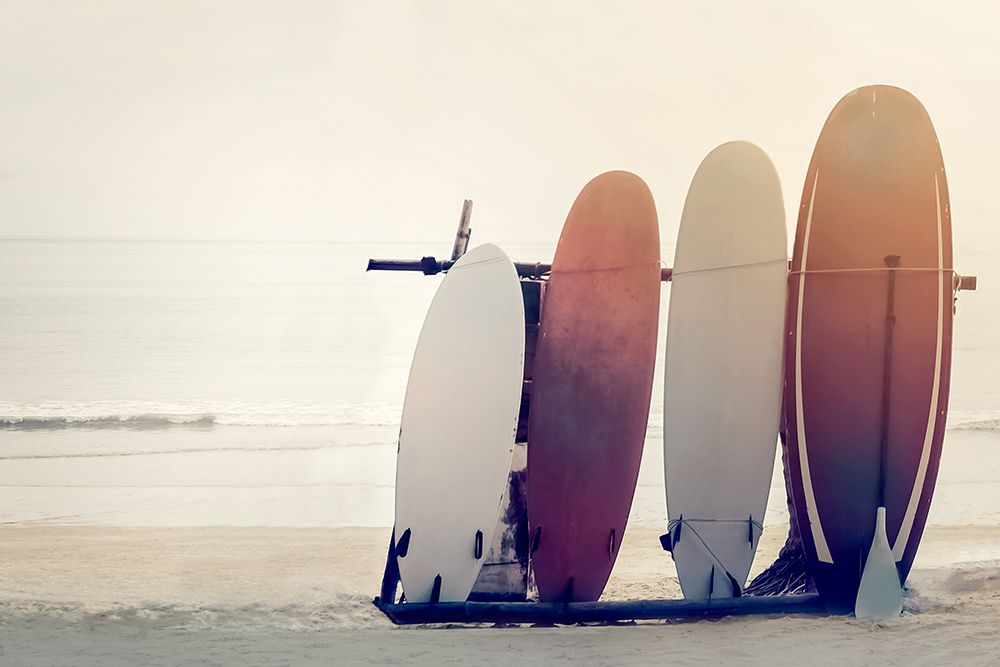 Art Print: Waiting for the Surf