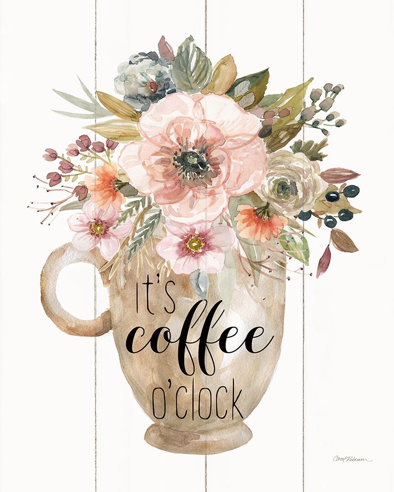 Wall Art Painting id:731428, Name: Its Coffee OClock, Artist: Robinson, Carol