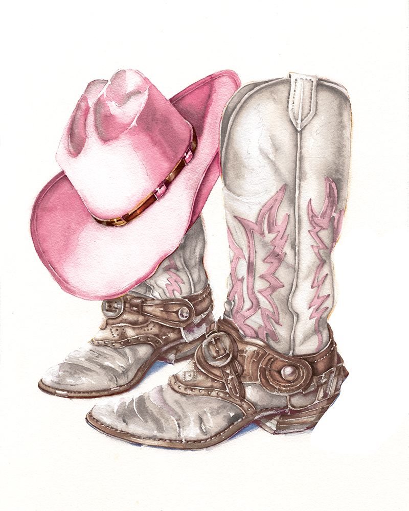 Art Print: Her Cowboy Boots