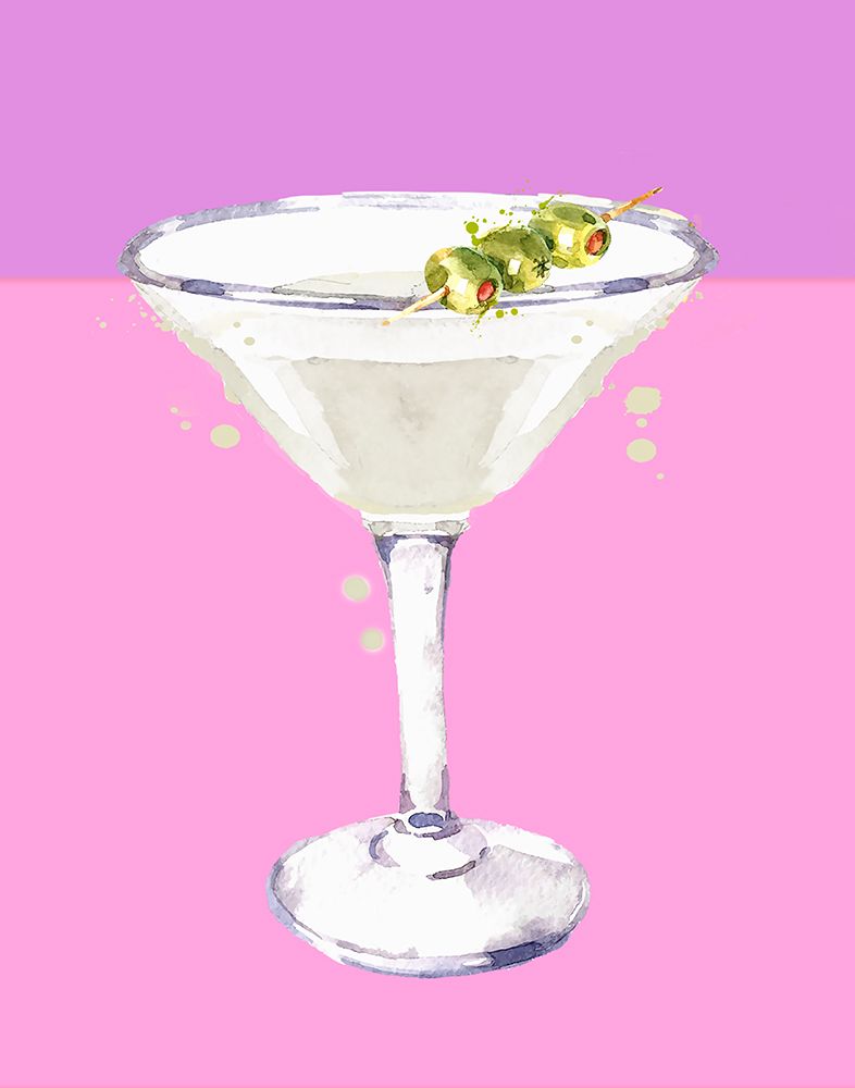 Wall Art Painting id:731522, Name: Neon Martini, Artist: Jill, Susan