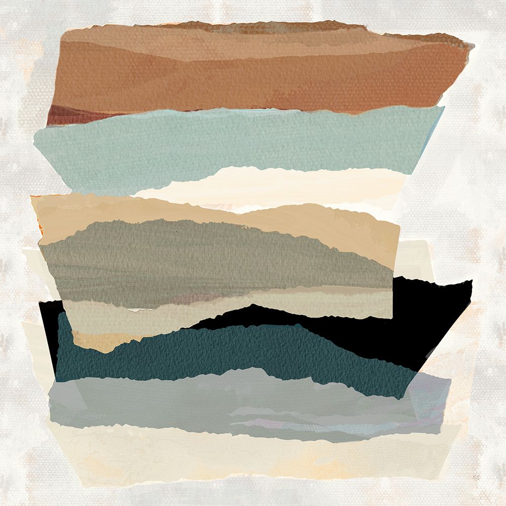 Wall Art Painting id:731596, Name: Torn Edges II, Artist: Jill, Susan