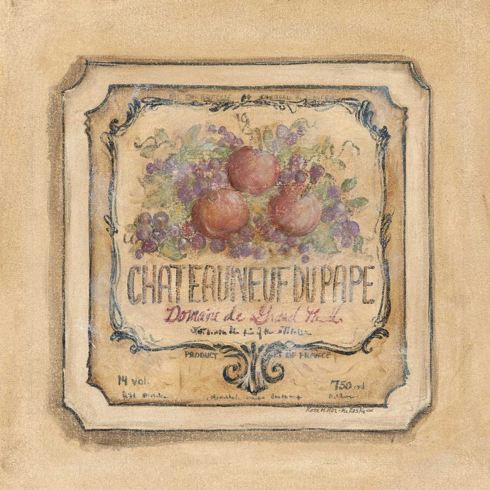 Wall art: Chateauneue du, by McRostie, Kate