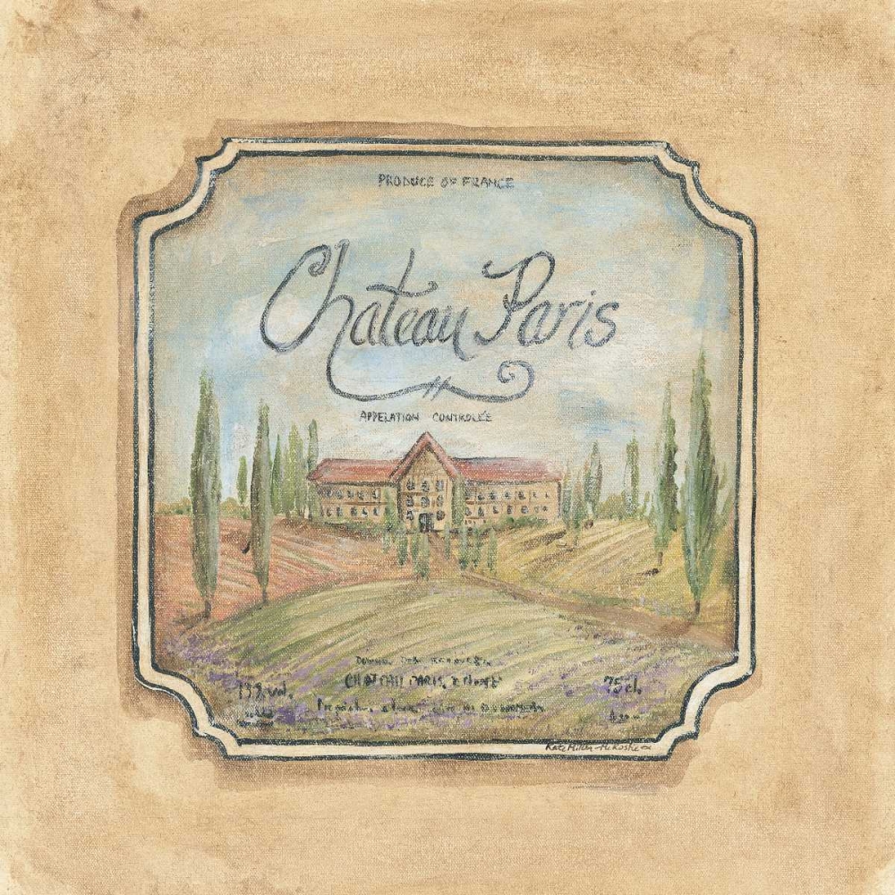 Wall art: Chateau Paris, by McRostie, Kate