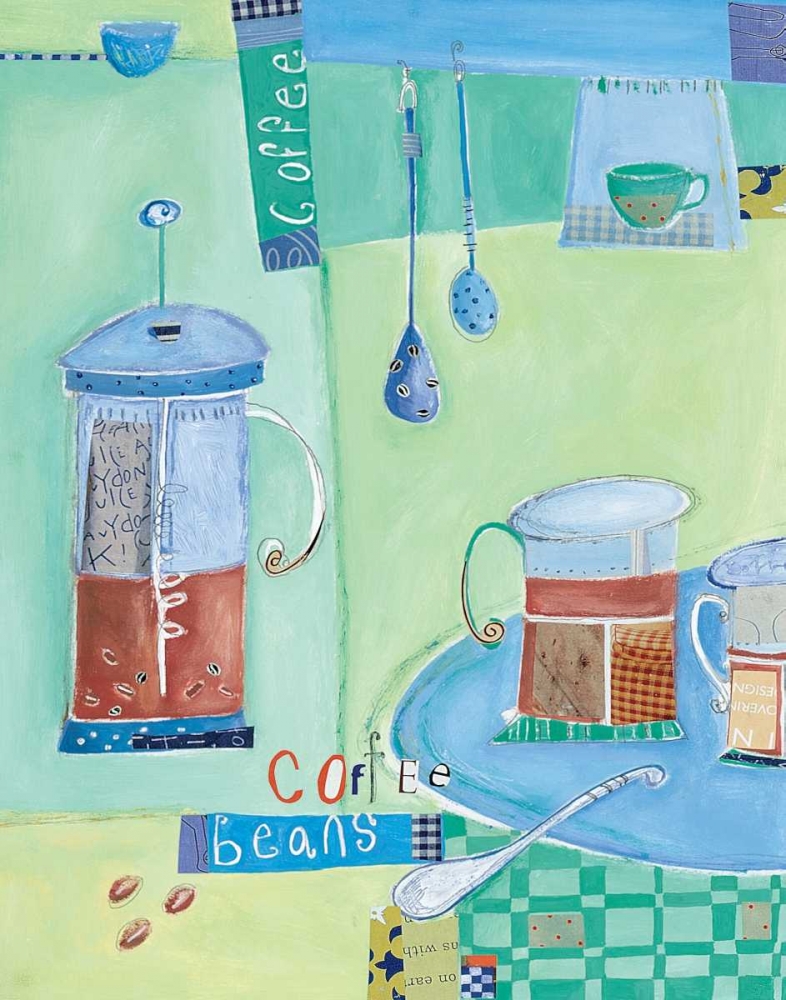 Wall Art Painting id:34244, Name: Kitchen Collage IV, Artist: Pope, Kate and Elizabeth