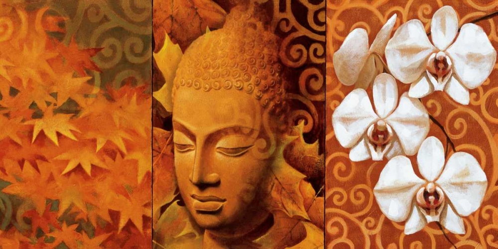 Wall art: Buddha Panel II, by Mallett, Keith