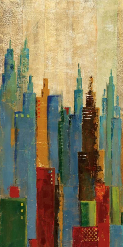 Wall art: Towerscape II, by Cardenas, Jason