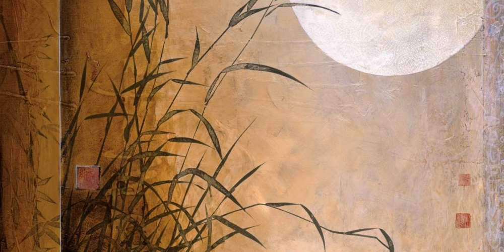 Wall Art Painting id:11196, Name: Lakeside Moonrise, Artist: Li-Leger, Don