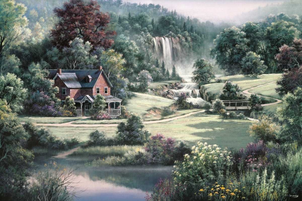 Art Print: Spring Falls