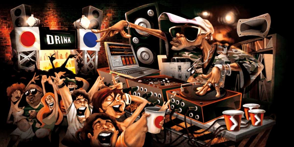 Wall art: The Party, by Perez, Adam