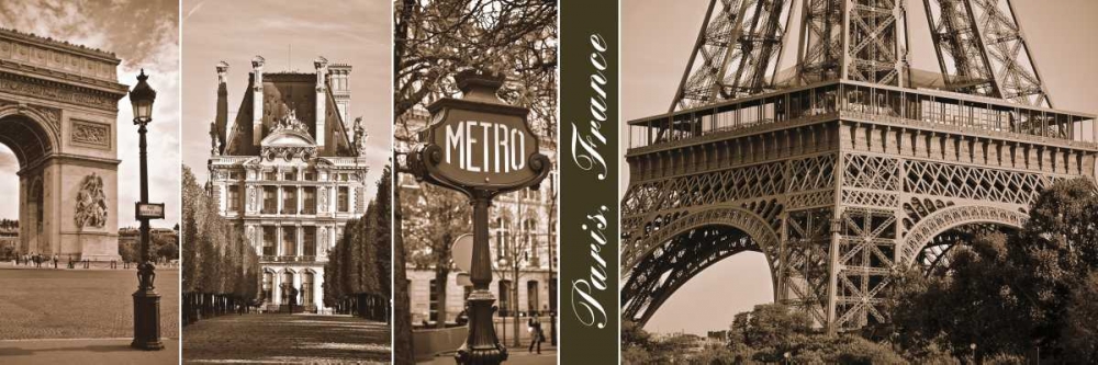Art Print: A Glimpse of Paris 