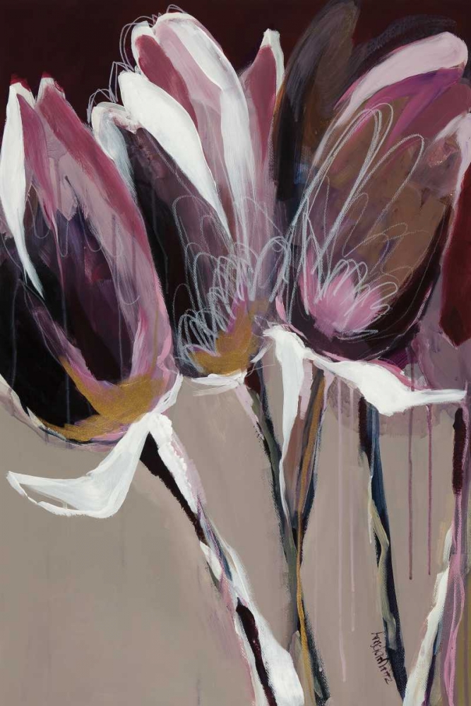Wall Art Painting id:36320, Name: Aubergine Splendor I, Artist: Maritz, Angela