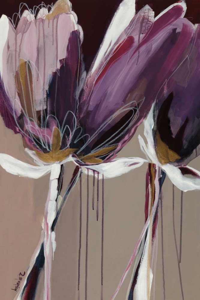 Wall Art Painting id:36321, Name: Aubergine Splendor II, Artist: Maritz, Angela