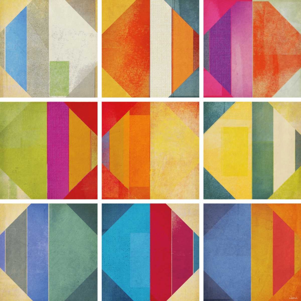 Wall Art Painting id:36370, Name: Pattern Tiles II, Artist: NOAH
