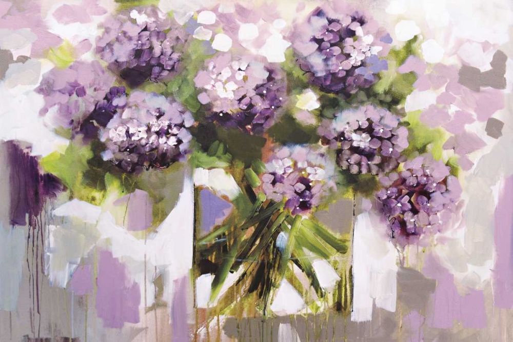 Wall Art Painting id:36413, Name: Blush Hydrangea, Artist: Brooks, Amanda J.