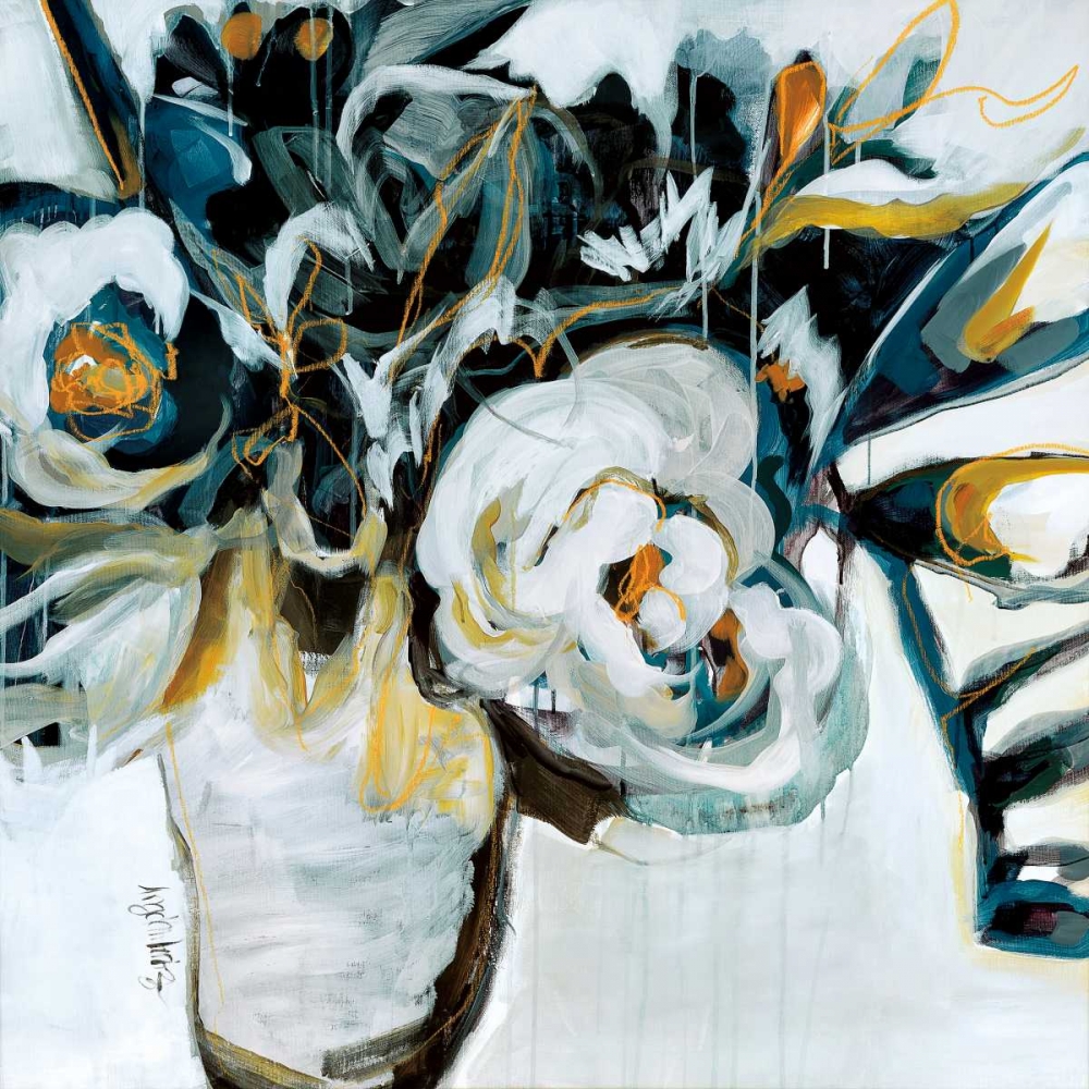 Wall Art Painting id:59892, Name: Nightingale Blooms , Artist: Maritz, Angela