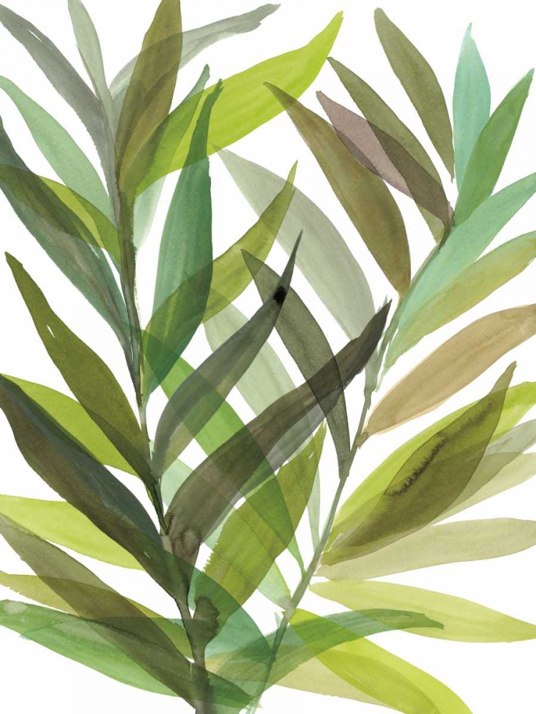Art Print: Tropical Greens I