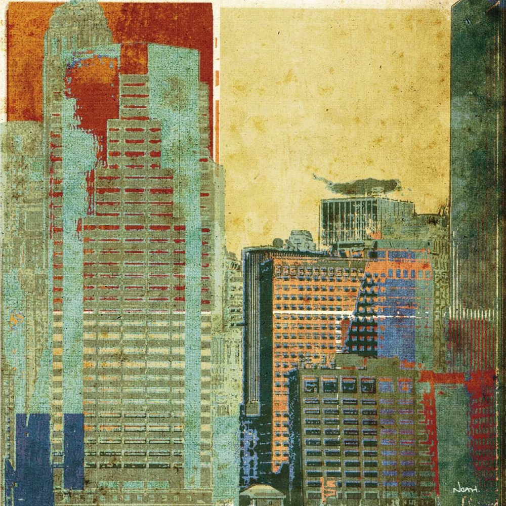 Wall art: Urban Blocks II, by NOAH