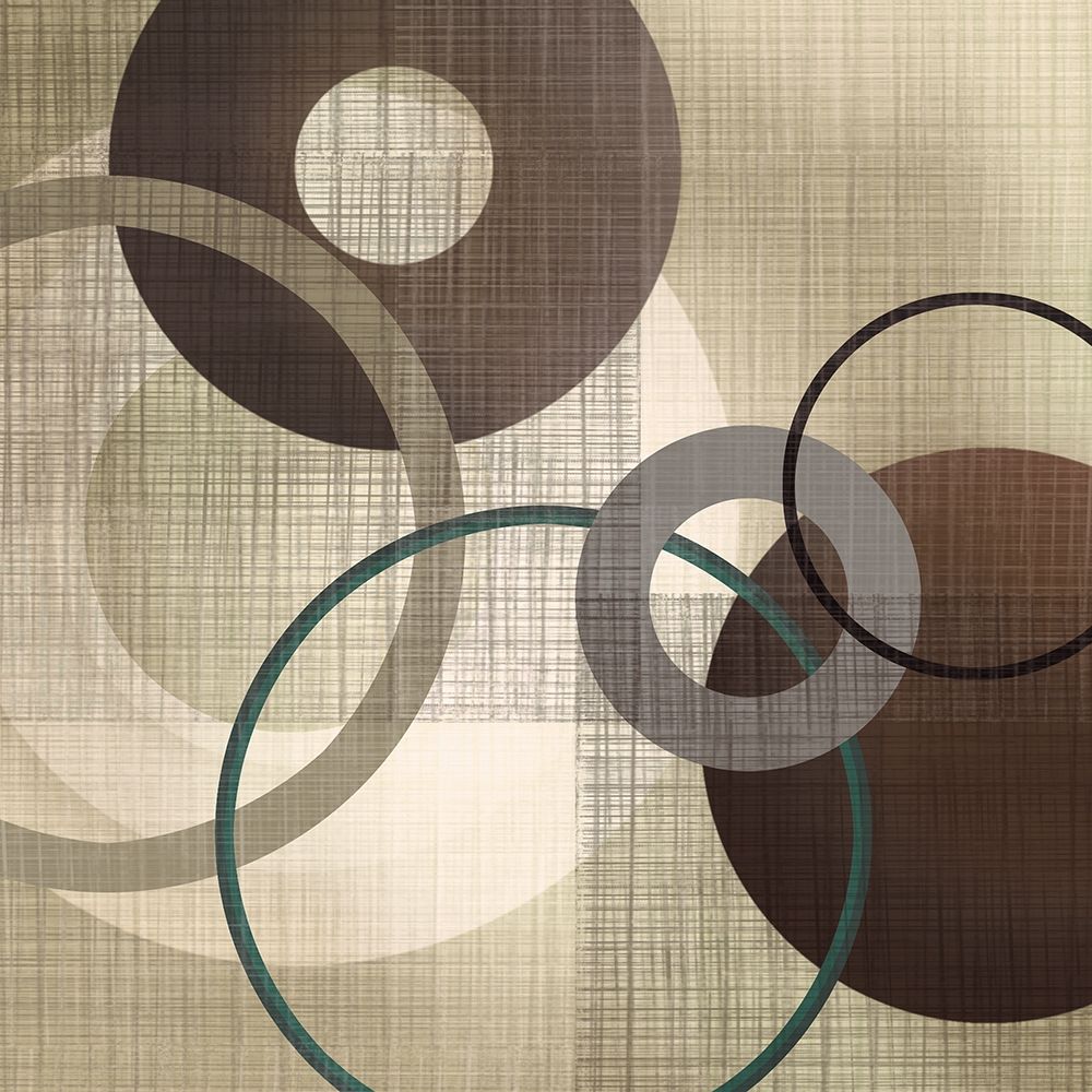 Wall Art Painting id:355769, Name: Hoops n Loops I, Artist: Venter, Tandi