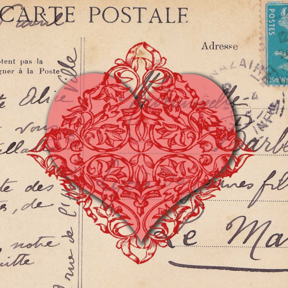 Wall Art Painting id:36515, Name: Le Cœur dAmour I, Artist: Berg, Sabine