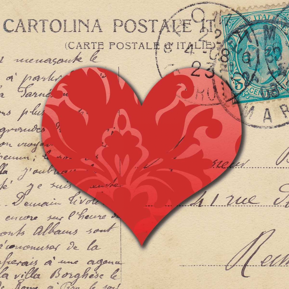 Wall Art Painting id:36517, Name: Le Cœur dAmour III, Artist: Berg, Sabine