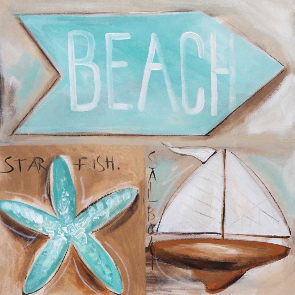 Wall Art Painting id:36528, Name: Wheres the Beach, Artist: Brooks, Amanda J.