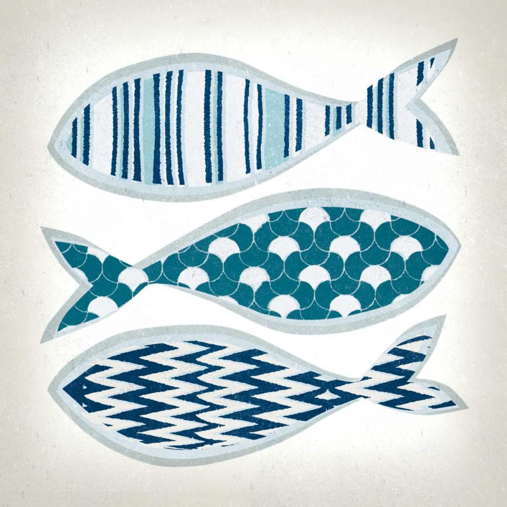 Wall Art Painting id:36562, Name: Fish Patterns I, Artist: Venter, Tandi