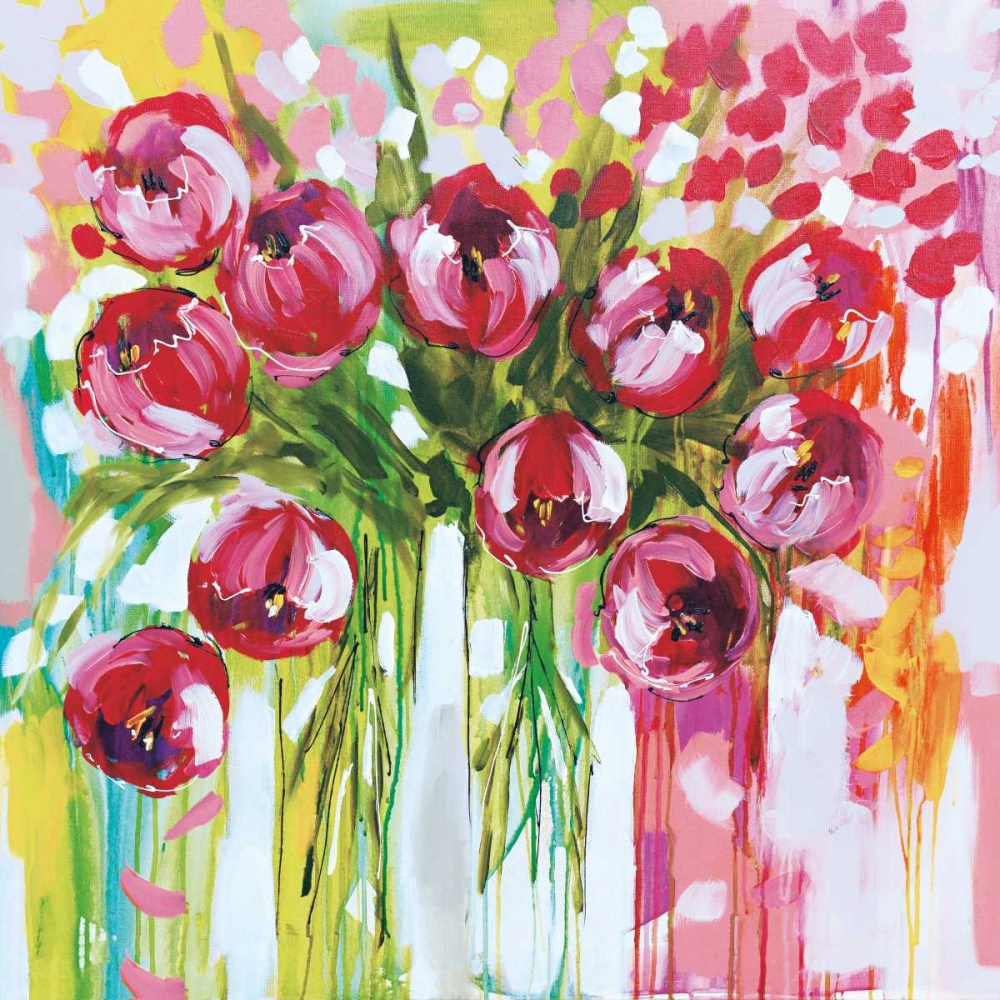 Wall art: Razzle Dazzle Tulips, by Brooks, Amanda J.