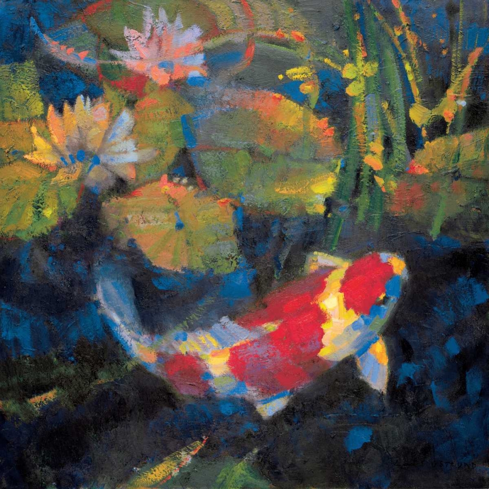 Wall art: Water Garden I, by Ostlund, Leif