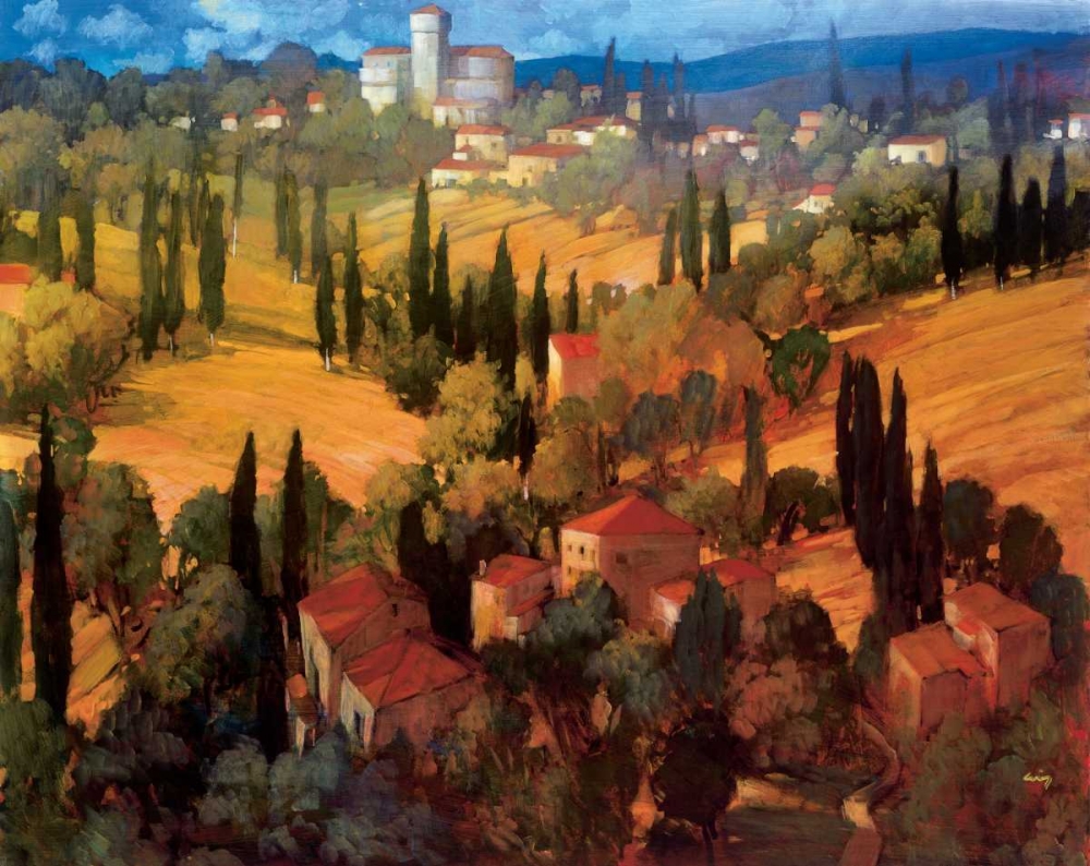 Wall Art Painting id:12434, Name: Tuscan Castle, Artist: Craig, Philip