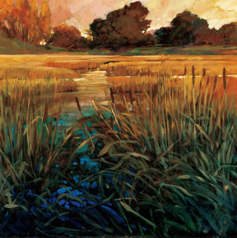 Wall Art Painting id:12440, Name: Golden Creek, Artist: Craig, Philip