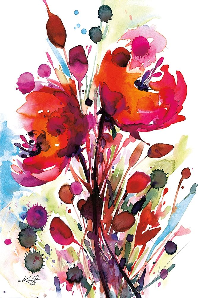 Wall Art Painting id:204125, Name: Floral Dream II, Artist: Stanion, Kathy Morton