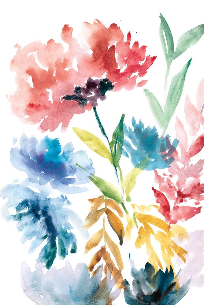 Art Print: Lush Floral I