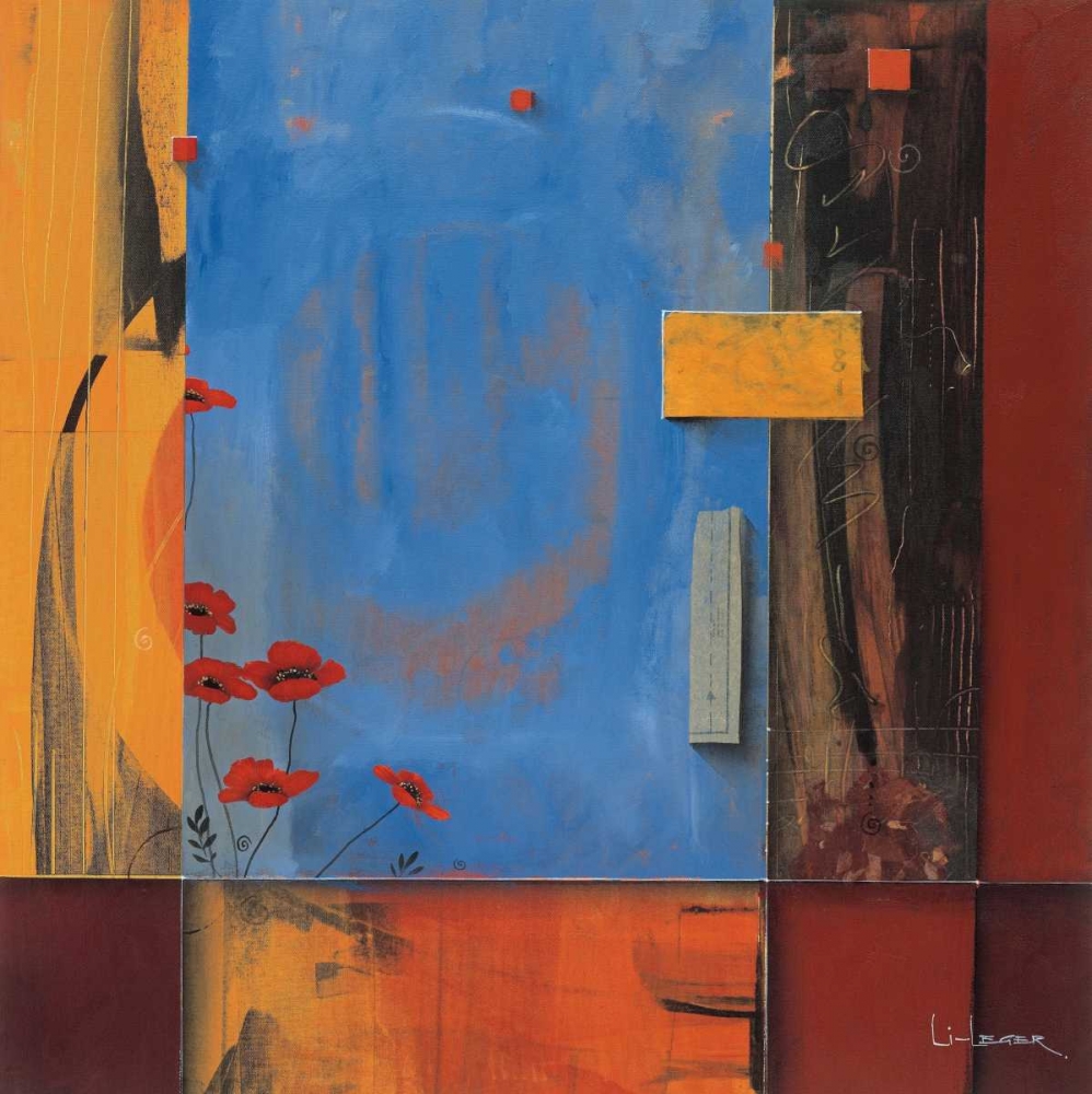 Wall Art Painting id:11633, Name: Poppy Dance, Artist: Li-Leger, Don
