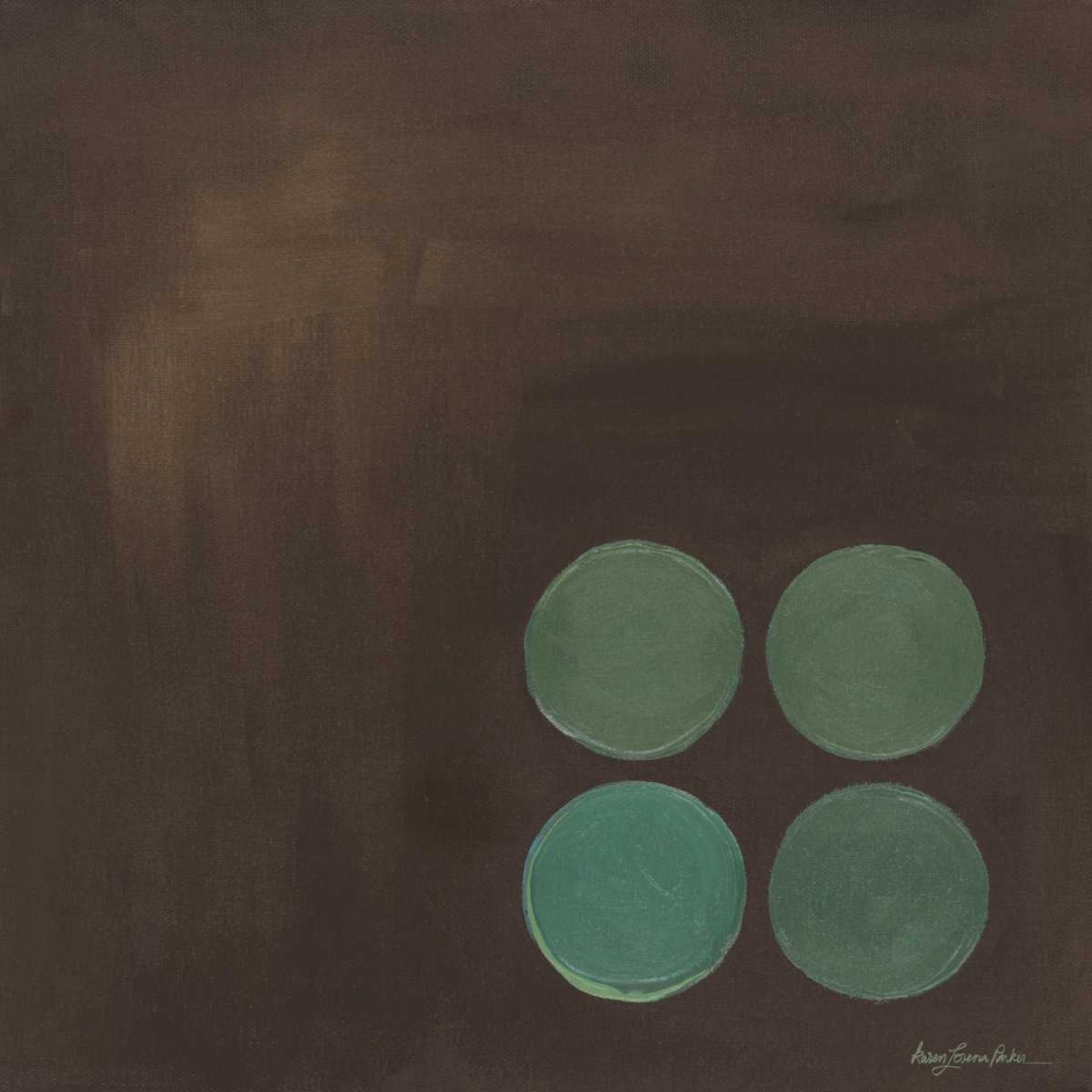 Wall Art Painting id:11652, Name: Aqua Lily Pads I, Artist: Parker, Karen Lorena