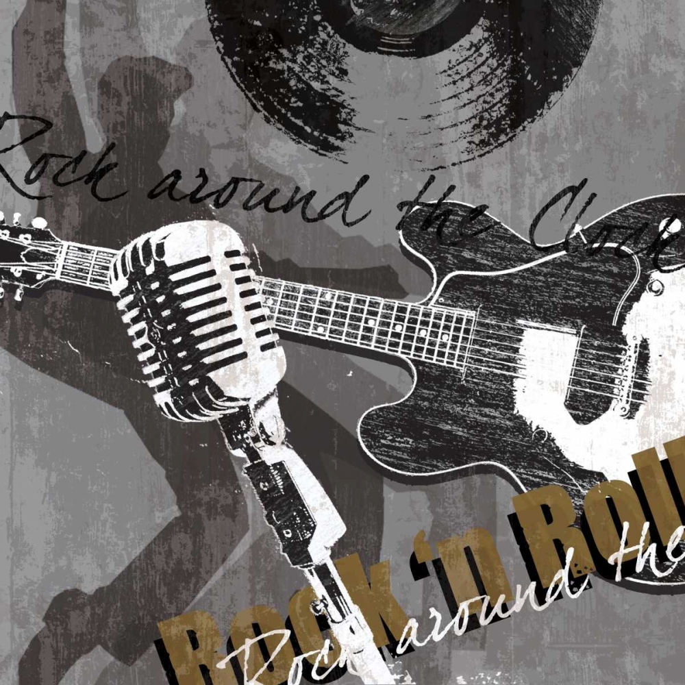 Wall art: Rock n Roll, by Venter, Tandi