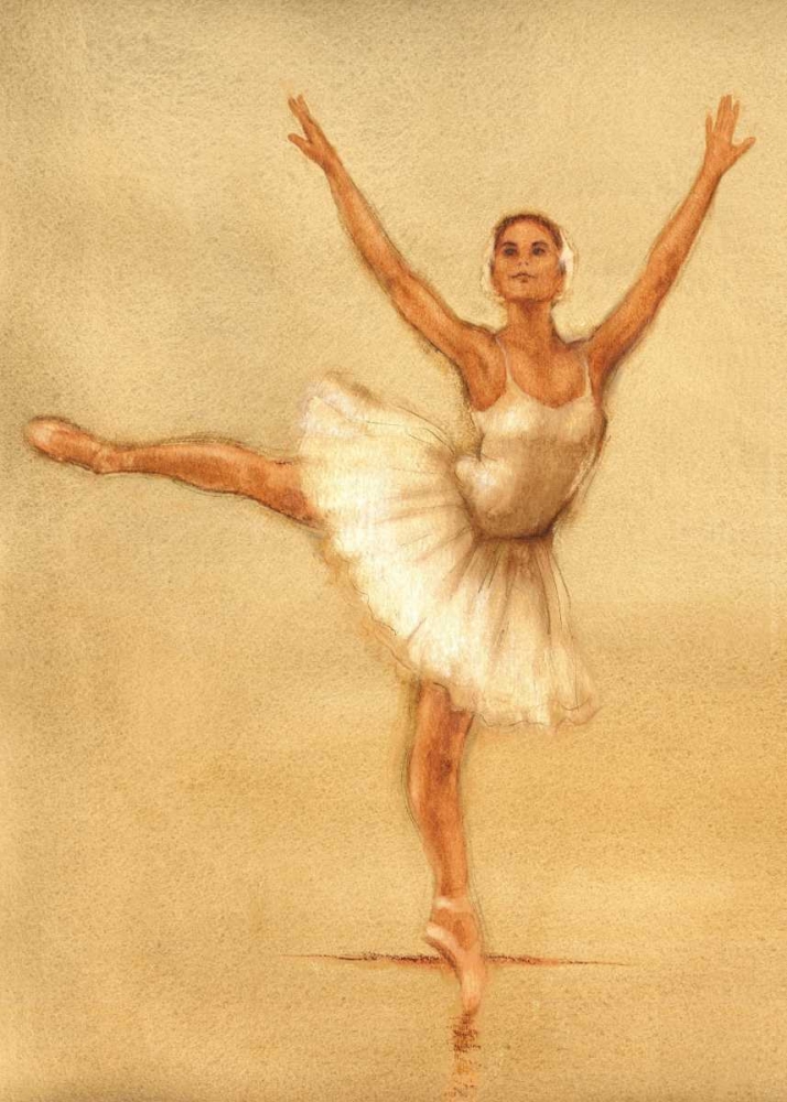 Wall art: Ballerina II, by Gold, Caroline